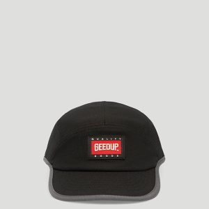 Core Logo Ripstop 5 Panel Hat Black