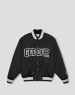 Geedup Company Varsity Black Teal Front