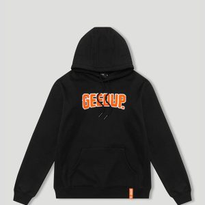 Geedup PFK Hoodie Black Orange front