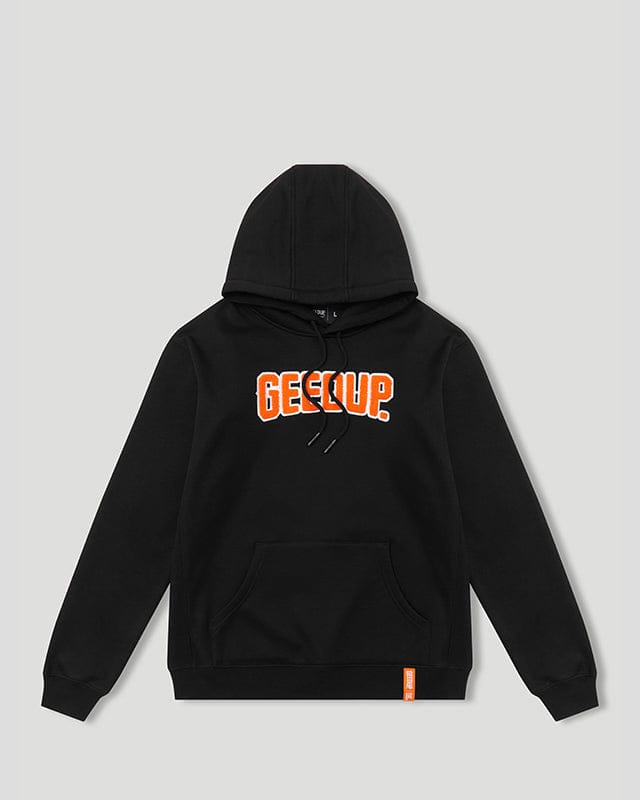 Geedup PFK Hoodie Black Orange front Geedup PFK Hoodie Black Orange front
