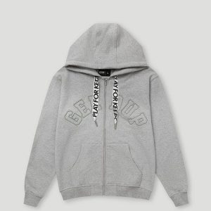 Geedup PFK Laced Zip Jacket Grey