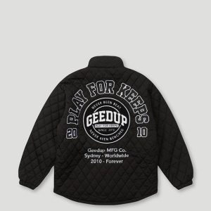 Geedup PFK Quilted Jacket Black