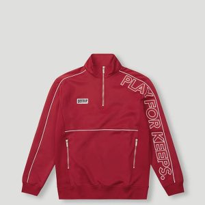 Geedup Play For Keeps Qtr Zip Red White