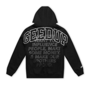Geedup Proud Team Logo Hoodie Black back