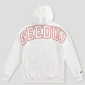 Geedup Proud Team Logo Hoodie White back
