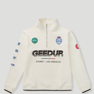 Geedup Sportsman Badges QTR ZIP Light Cream