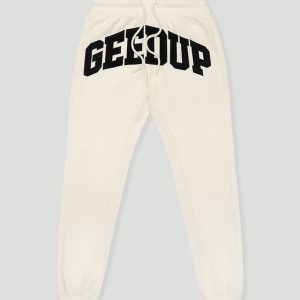 Geedup Team Logo Trackpants Buttercream