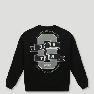 Geedup Us vs. Them Crewneck Black